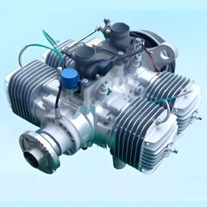 QS55A Integrated Start-Motor-Generator UAV Engine (40.1 kW / 54.5 hp) High-Power, Low-Vibration Propulsion System for Medium Tactical UAV Platforms