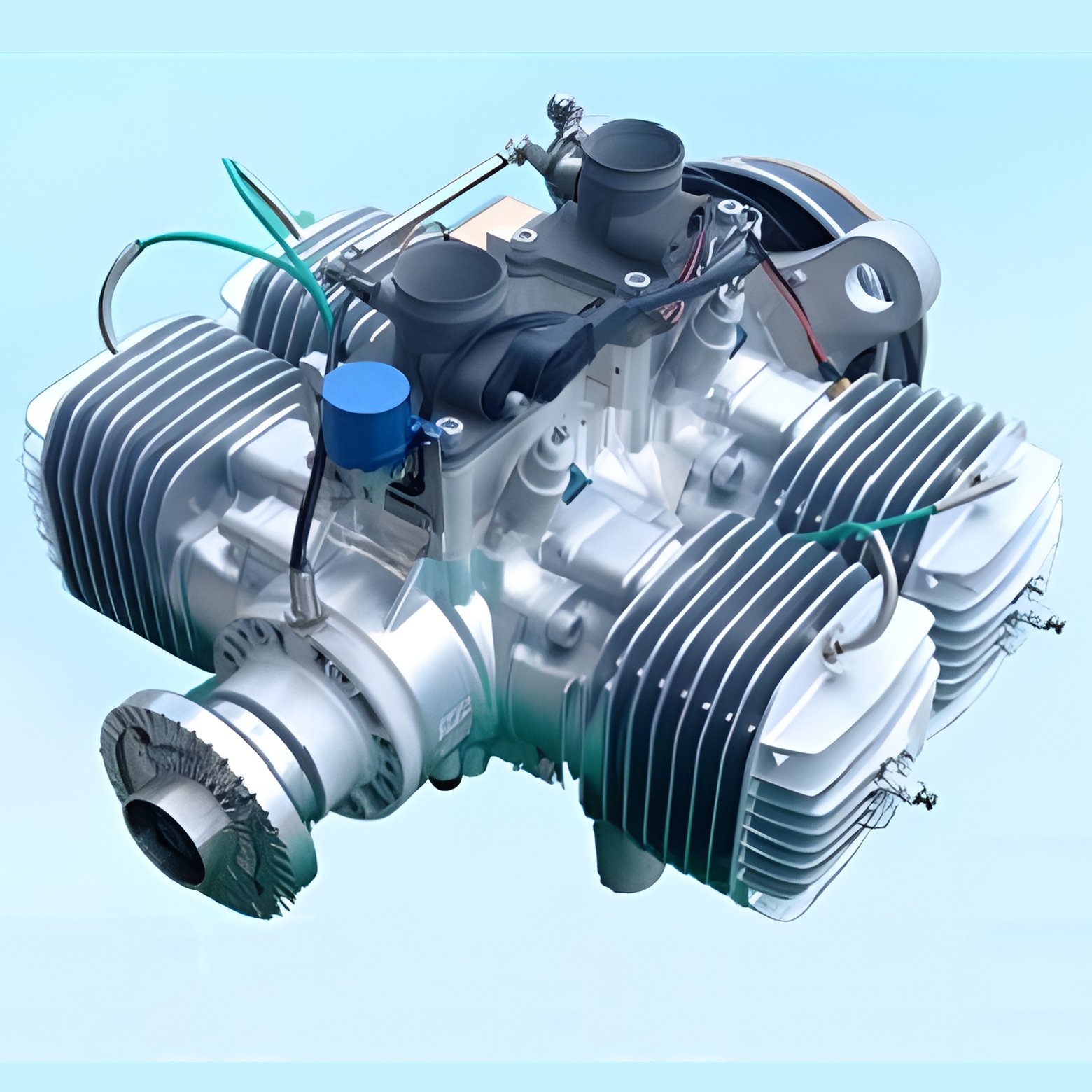 QS55A Integrated Start-Motor-Generator UAV Engine (40.1 kW / 54.5 hp) High-Power, Low-Vibration Propulsion System for Medium Tactical UAV Platforms