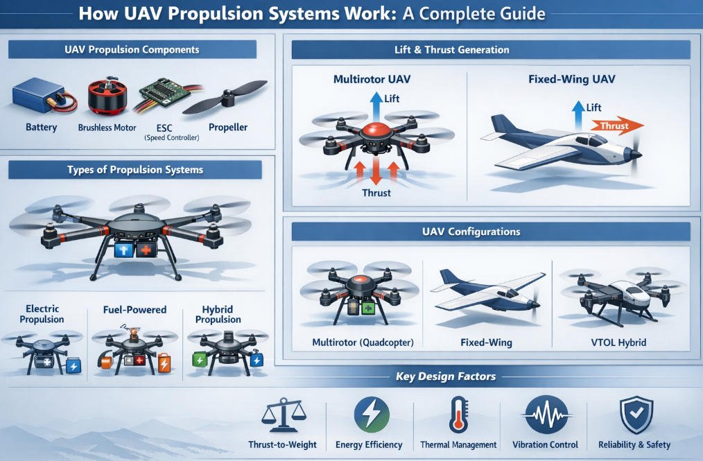How UAV Propulsion Systems Work — A Complete Guide