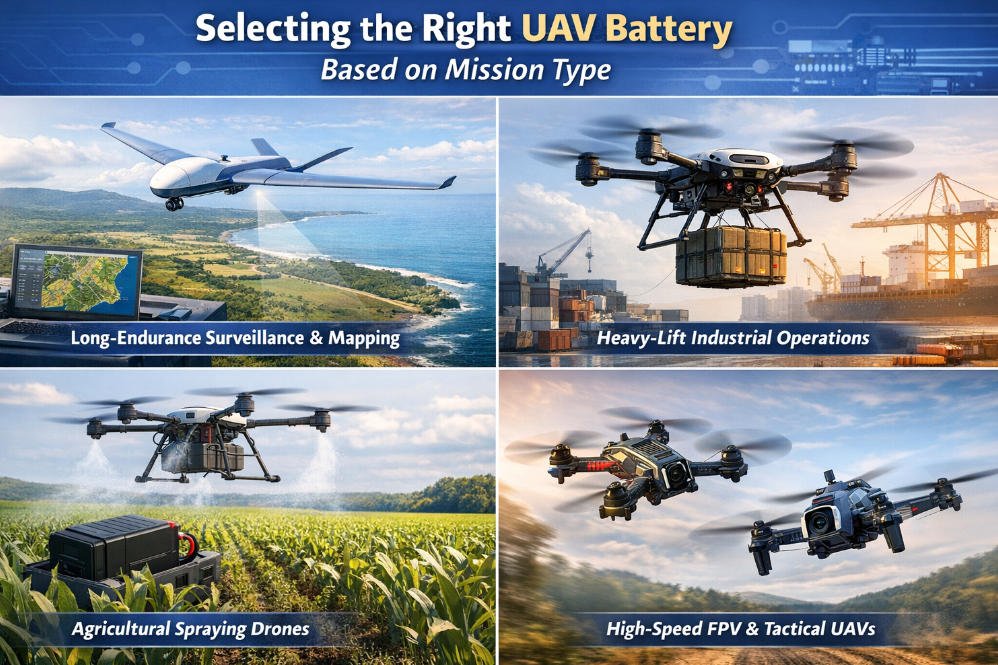 Selecting the Right UAV Battery Based on Mission Type